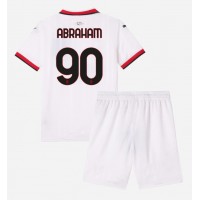 Fotbalové Dres AC Milan Tammy Abraham #90 Dětské Venkovní 2024-25 Krátký Rukáv (+ trenýrky)